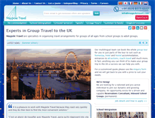 Tablet Screenshot of maypoletravel.com